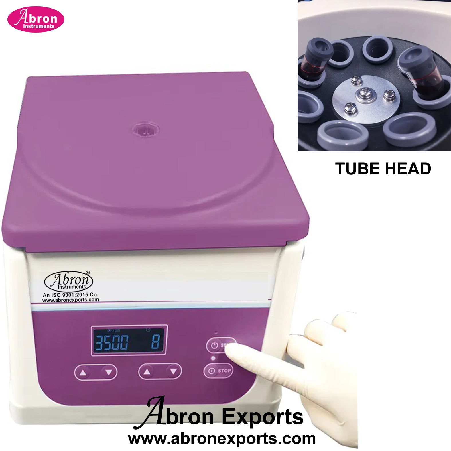 Centrifuge Blood Bank Plasma Seperator From Tube Digital 4000 RPM and Timer 8 Tubes Electric Special CH Abron ABM-2692CT8 